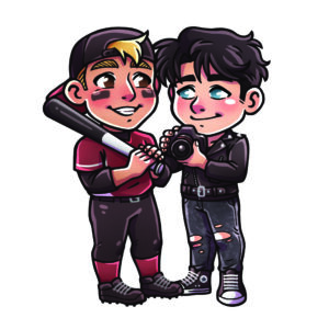 Aspen and Keene Chibi