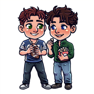 Kason and Hayes Chibi