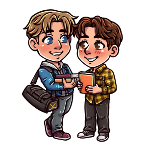 Camden and Logan Chibi